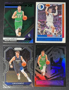 Luka Doncic 4-Card Basketball Card Lot (2)