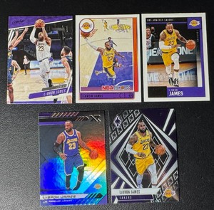 Lebron James 5-Card Basketball Card Lot