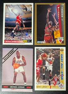 Michael Jordan 4-Card Basketball Card Lot (2)
