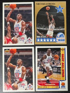 Michael Jordan 4-Card Basketball Card Lot (3)