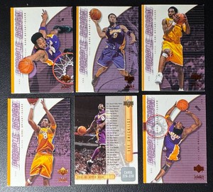 Kobe Bryant 6-Card Basketball Card Lot