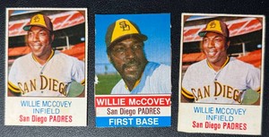 Willie McCovey 3-Card Hostess Baseball Card Lot