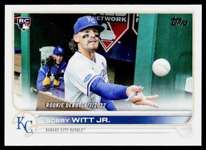 Bobby Witt Jr. RC 2022 Topps Update #US187 Rookie Baseball Card