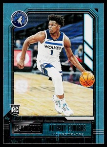 Anthony Edwards RC 2020-21 Chronicles Paybook Blue Parallal #167 Rookie Minnesota Timberwolves Basketball Card