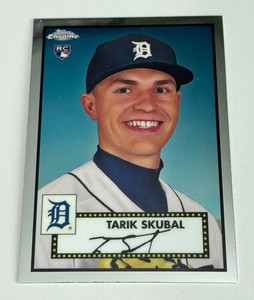 Tarik Skubal RC 2021 Topps Chrome #39 Rookie Baseball Card