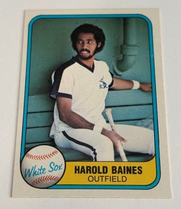 Harold Baines RC 1981 Fleer #346 Rookie Vintage Baseball Card
