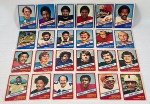 1976 Wonder Bread Football All-Star Series Complete 26 Card Vintage Set - Foreman, Harris, Ham and More