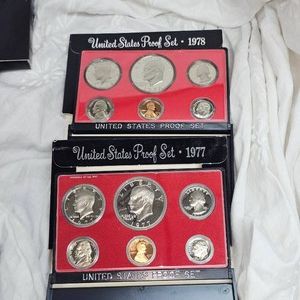1977,1978 US Mint Proof Sets