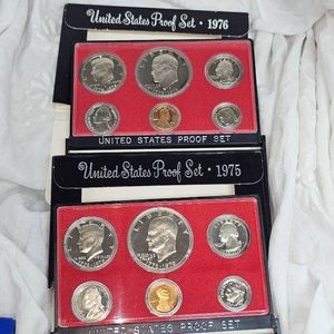 1975,1976 US Mint Proof Sets
