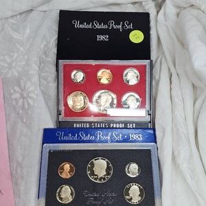 1982,1983 US Mint Proof Sets