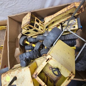 Lot of Tonka Road Graders and Dump Trucks