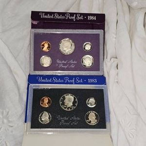 1983,1984 US Proof Sets