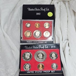 1979,1982 US Proof Sets