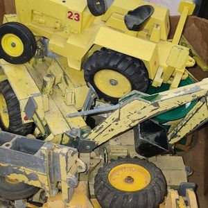 Lot of 5 Ford Die Cast Backhoes