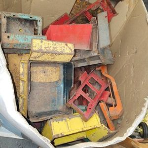 Huge Lot of Structo 3 boxes Pressed Tin Trucks