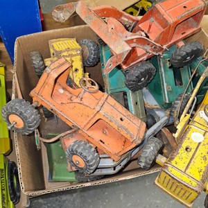 Marx Lumer Scoop N Dump wparts Loaders