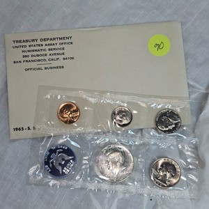 1965 US Mint Set UNC, Silver Set