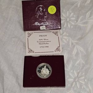 1982 George Washington Proof Commemorative 90% Silver Half Dollar 50c