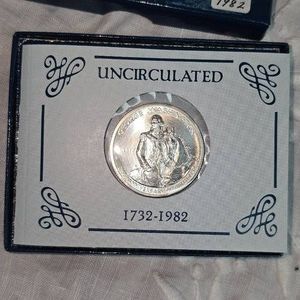 1982 George Washington UNC Commemorative 90% Silver Half Dollar 50c