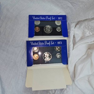1971,1972 US Mint Proof Sets, UNC,(2)