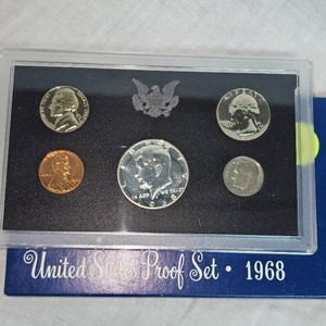 1968 US Mint Proof Set, UNC, Silver