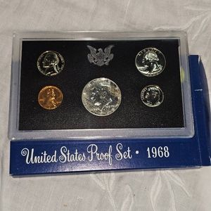 1968 US Mint Proof Set, UNC, Silver