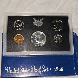 1968 US Mint Proof Set, UNC, Silver
