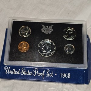 1968 US Mint Proof Set, UNC, Silver