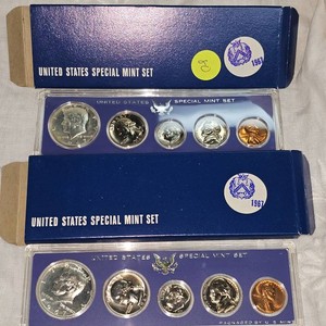 1967 US Special Mint Set UNC, Qty2, Silver