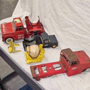 Structo and Tonka Pressed Ready Mix Truck