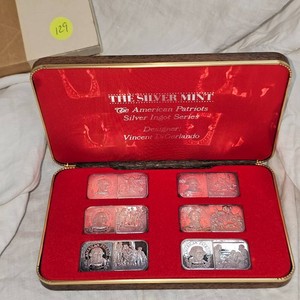 The Silver Mint American Patriots 6-20 gram Silver Ingots