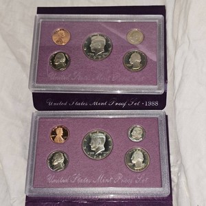 1988,1989 US Mint Proof Set, UNC