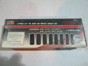 9pc SAE 38in Deep air impact socke...
