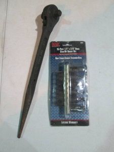 34in-12in Dual sided ratchet plus...