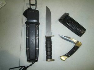 Half-Serrated Fixed blade boot knif...