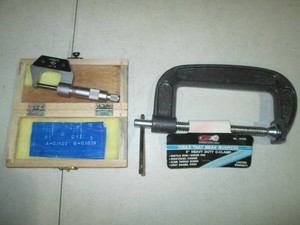 Micrometer plus 5in heavy duty c-cl...