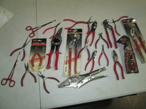 Channel locks, vise grips, aviation...