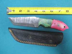 Hand crafted Damascus style knife...