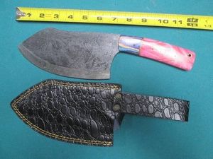 Hand crafted Damascus style knife...