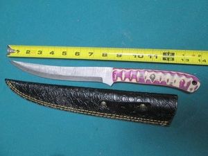 Hand crafted Damascus style knife...