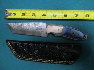 Hand crafted Damascus style knife...