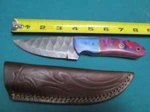Hand crafted Damascus style knife...