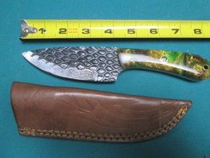 Hand crafted Damascus style knife...