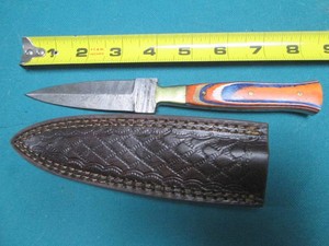 Hand crafted Damascus style knife...