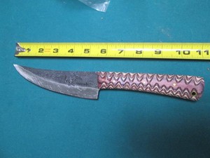 Hand crafted Damascus style knife...