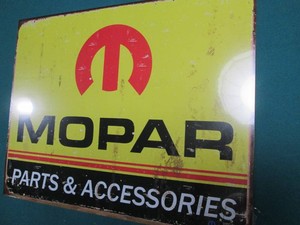 Mopar metal sign 7.5 x 11.5 inches