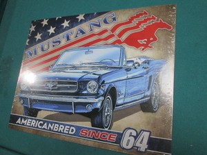 Mustang Truck metal sign 7.5 x 11.5 inches