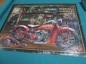 Indian Motorcycle metal sign 7.5 x 11.5 inches