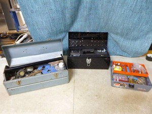3  Toolboxes with Contents