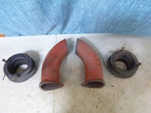 2 Automotive Header Exhaust Pipes